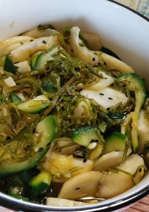 めかぶ酢の物(簡単)野菜は組み合わせ自由-レシピのメイン写真