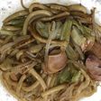 お魚ソーセージの簡単焼うどん