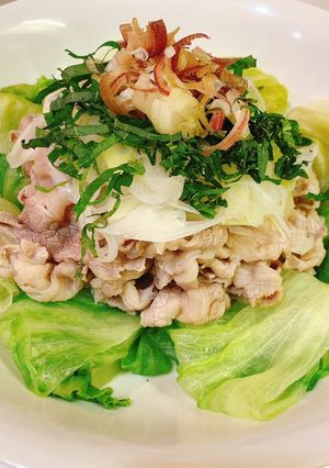 薬味大好きさっぱり牛しゃぶごまポン酢♪-レシピのメイン写真