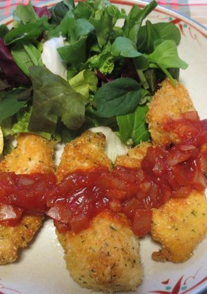フライパンで揚げ焼きイタリアンチキンカツ-レシピのメイン写真
