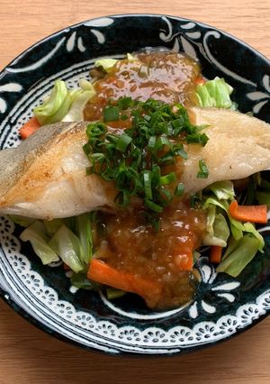 カレイのしょうがじょうゆソース-レシピのメイン写真