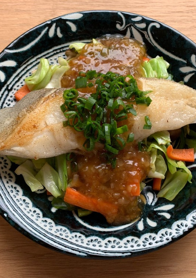 カレイのしょうがじょうゆソース-レシピのメイン写真