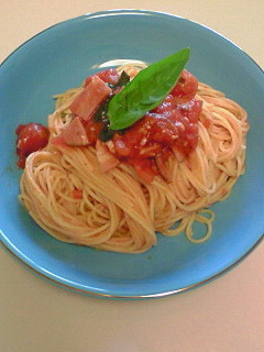 簡単トマトパスタ-レシピのメイン写真