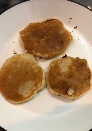 離乳食バナナヨーグルトのパンケーキ-レシピのメイン写真