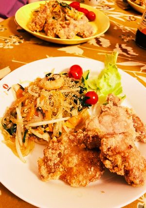 フライパンひとつで簡単豚ヒレ肉の竜田揚げ-レシピのメイン写真
