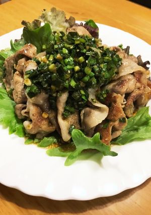 豚肉のニラたっぷり炒め^o^-レシピのメイン写真
