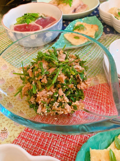 にんじんの葉とツナの和えもの-レシピのメイン写真