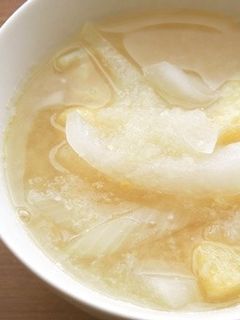 玉ねぎと大根おろしの味噌汁♪-レシピのメイン写真