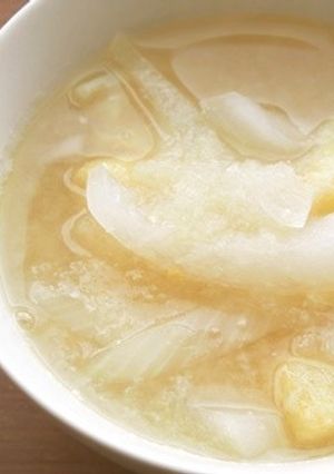 玉ねぎと大根おろしの味噌汁♪-レシピのメイン写真
