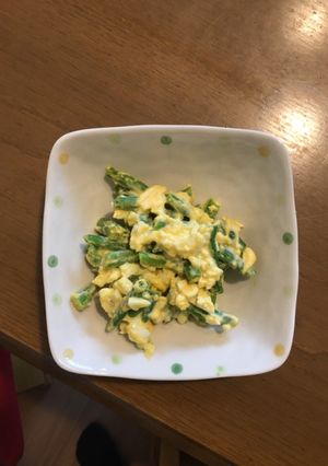 卵が美味しい！いんげん卵サラダ-レシピのメイン写真