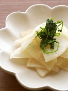 大根と豆苗の酢の物♪-レシピのメイン写真