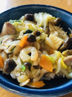 簡単!具がたっぷりあんかけ丼-レシピのメイン写真