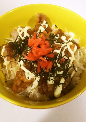 手軽でおいしいマヨ唐丼-レシピのメイン写真