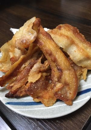 超 簡単！ご飯におつまみにカリカリ豚バラ-レシピのメイン写真