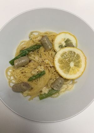 レモンパスタ-レシピのメイン写真