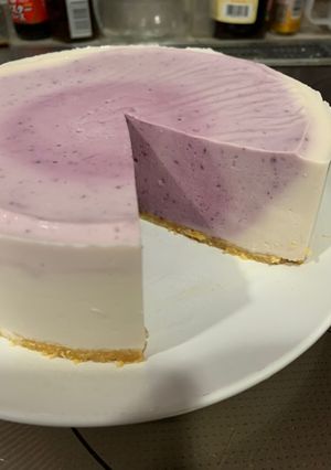 グラデーションチーズケーキ-レシピのメイン写真