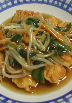 鶏胸肉の野菜あんかけ-レシピのメイン写真