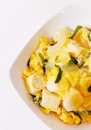 余った野菜で！高野豆腐の卵とじ-レシピのメイン写真