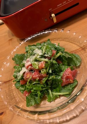 水菜無限サラダ-レシピのメイン写真
