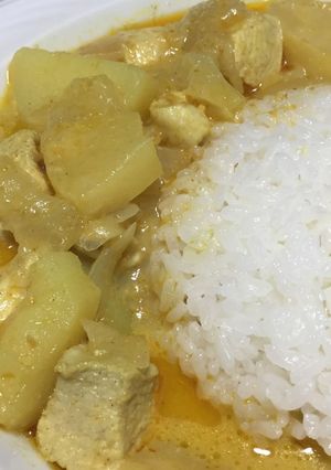 馬鈴薯とパイナップルのイエローカレー◎-レシピのメイン写真