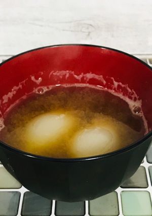 小玉ねぎだけのお味噌汁-レシピのメイン写真