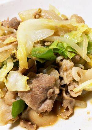 こま切れ肉でフライパン焼肉-レシピのメイン写真