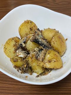じゃがいものオイルサーディン炒め-レシピのメイン写真