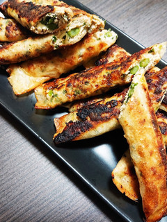 餃子のタネでアスパラチーズ春巻き-レシピのメイン写真