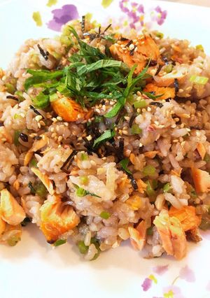 和風鮭チャーハン #うちの-レシピのメイン写真