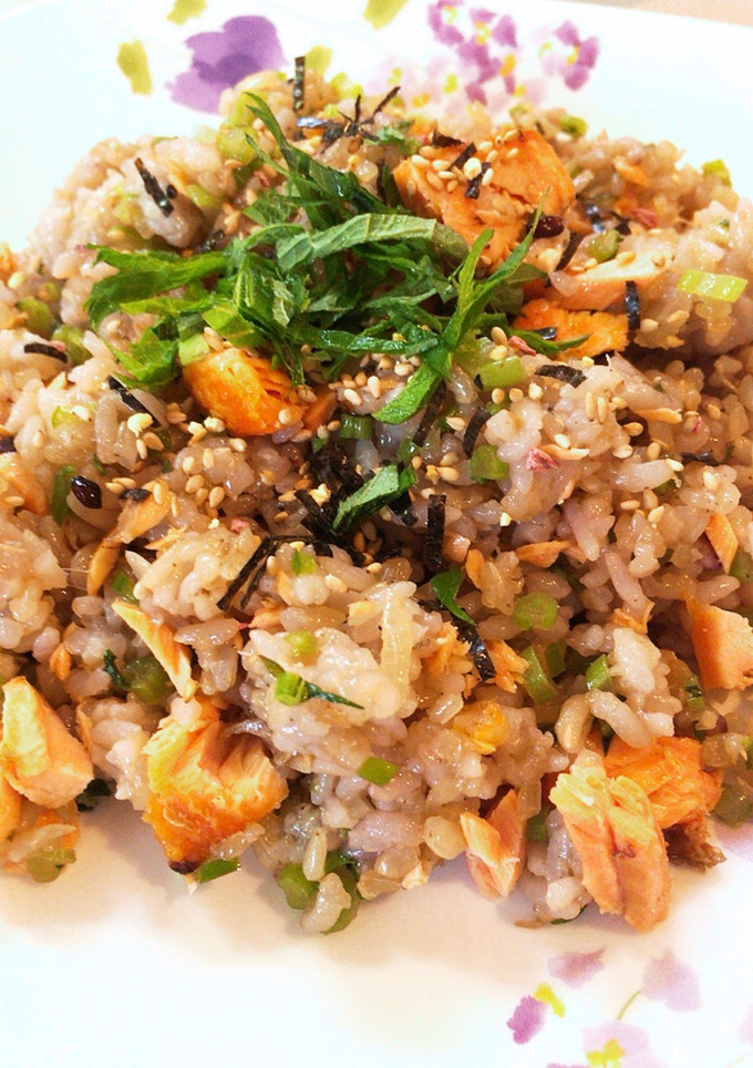 和風鮭チャーハン #うちの-レシピのメイン写真