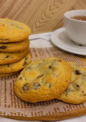 ソフトでチューイーなチョコチップクッキー-レシピのメイン写真