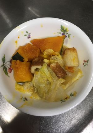 かぼちゃと白菜のあっさり煮-レシピのメイン写真