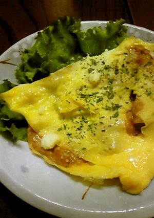 簡単豚の卵包み～ﾄﾏﾄｹﾁｬｯﾌﾟ味編♪-レシピのメイン写真