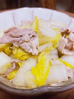 白菜と豚肉のさっと煮-レシピのメイン写真
