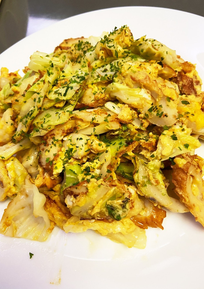 しょうゆ香るキャベツとちくわの炒め物-レシピのメイン写真