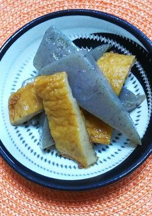 【腸のお掃除】こんにゃくとてんぷらの煮物-レシピのメイン写真