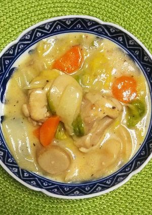 【グルテンフリー】チキンクリームシチュー-レシピのメイン写真