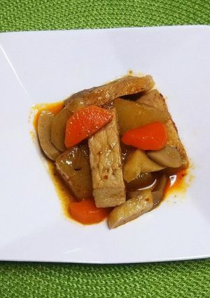 柔らか豚ロースと根菜のピリ辛炒め-レシピのメイン写真