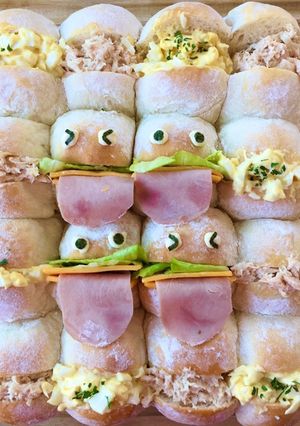 ランチ◉お弁当にちぎりパンサンドイッチ-レシピのメイン写真