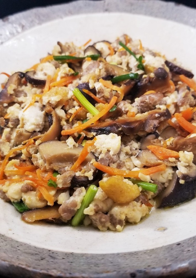 我が家の簡単炒り豆腐-レシピのメイン写真