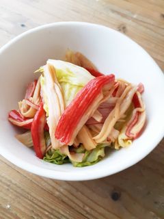キャベツとカニかまのオイスターソース和え-レシピのメイン写真