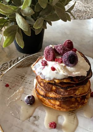 糖質オフ^ ^グルテンフリーパンケーキ-レシピのメイン写真