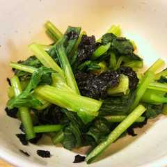 รูปของ 小松菜のしゃきしゃき海苔和え