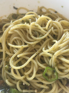 海苔の佃煮と梅干の爽やかパスタ-レシピのメイン写真