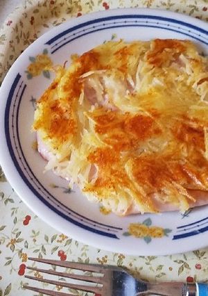 何食べ⭐️ポテトのハムチーズパンケーキ-レシピのメイン写真