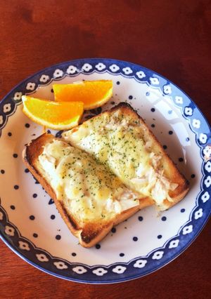 ツナマヨチーズトースト-レシピのメイン写真