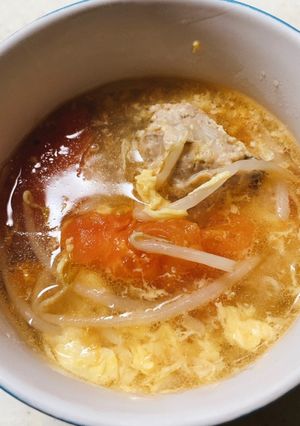 残った焼売活用、サンラータン風スープ-レシピのメイン写真