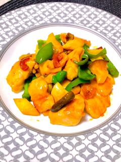 鶏胸肉とエリンギの甘辛にんにく炒め-レシピのメイン写真