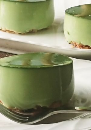 卵 生クリ 小麦不要★抹茶プリンセルクル-レシピのメイン写真