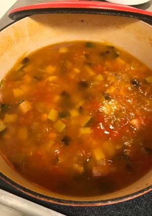 お野菜たっぷり ミネストローネ-レシピのメイン写真